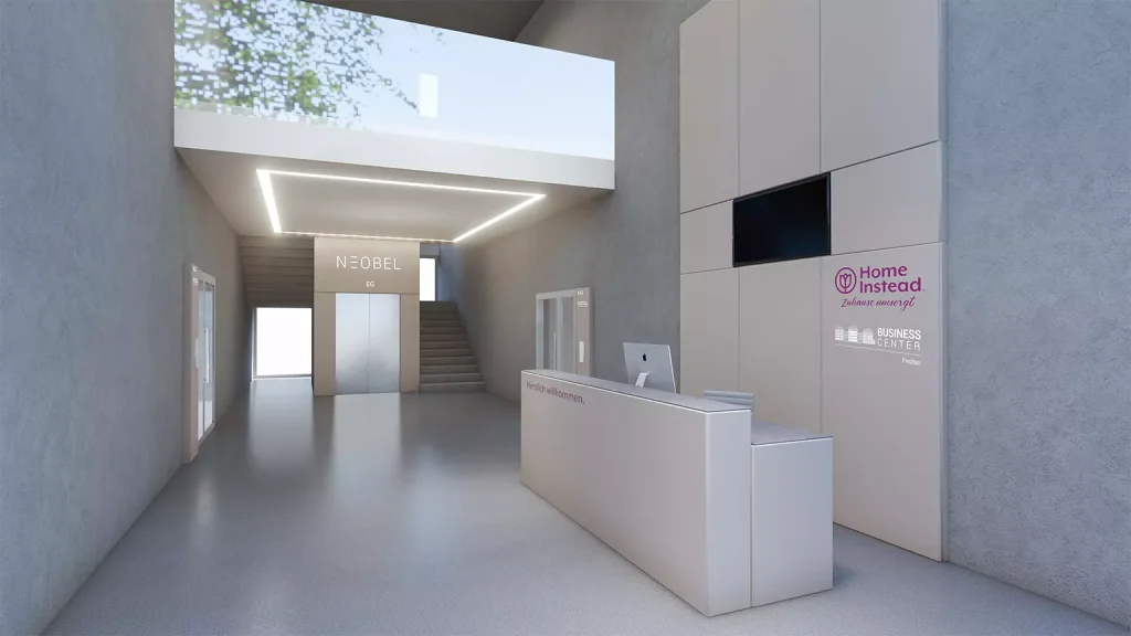 Erster Entwurf unserer Lobby - Businesscenter Frechen